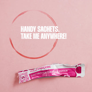 Electrolyte sachets to take on-the-go