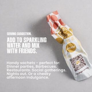 Kombucha sachets to take on-the-go