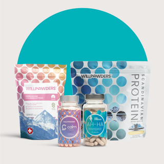 WillPowders bundle: collagen, shilajit, creatine, protein, l-theanine