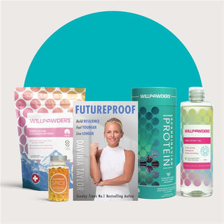 WillPowders bundle with Davinia Taylor's FUTUREPROOF, collagen, bone broth protein