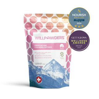 WillPowders award-winning Swiss bovine collagen