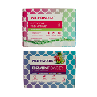 WillPowders ElectroTide and Brain Powder, electrolytes and nootropics