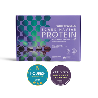 WillPowders chocolate bone broth protein travel sachets
