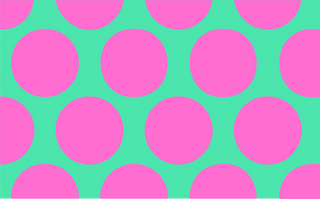 WillPowders background, green and pink