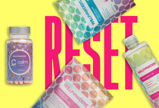 Health reset bundle with MCTs, collagen and l-theanine