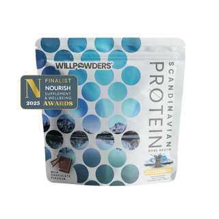 WillPowders bone broth protein with shilajit and creatine
