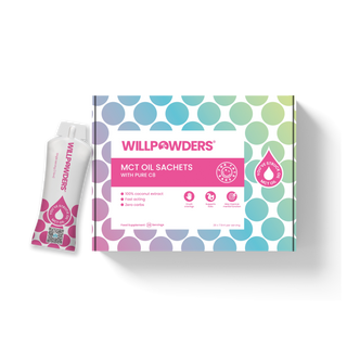 WillPowders pure C8 mct oil travel sachets