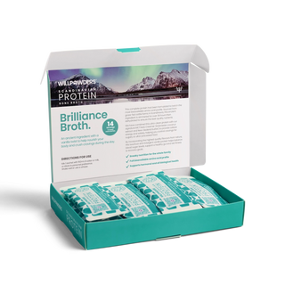 WillPowders vanilla bone broth protein travel sachets