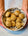 Bacon, Turkey, Apricot and Smoked Cheese Stuffing Balls with a Horseradish Gravy Dip