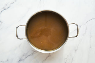 gravy in a pan 