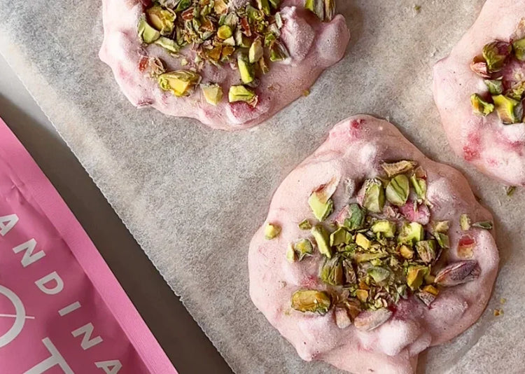 Frozen Strawberry Protein Yoghurt Bites