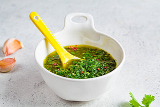Spice, Olive Oil and Coriander Dressing for Meat