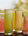 A row of functional drinks - different colours