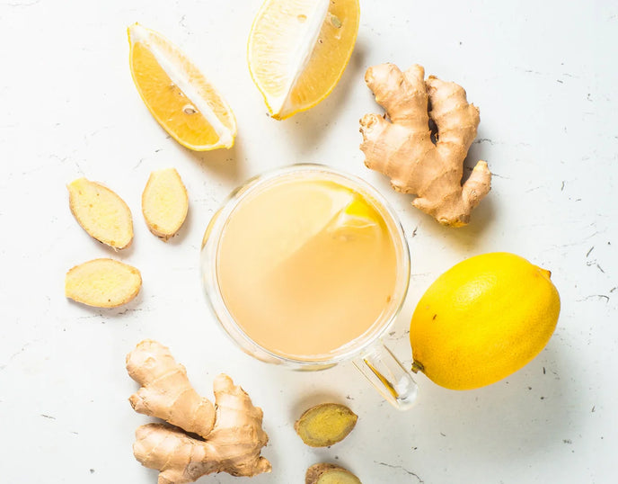 Ginger, Lemon and L-Theanine Fizz