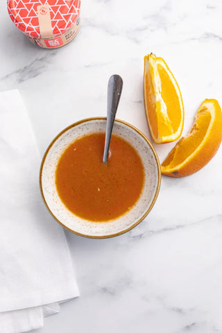 Orange and Miso Dressing with Manuka Honey and MCT Oil