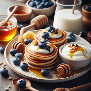 Protein Pancakes with Greek Yogurt