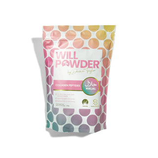 Photo of a packet of Halal Collagen Peptides