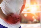 Person with gut pain