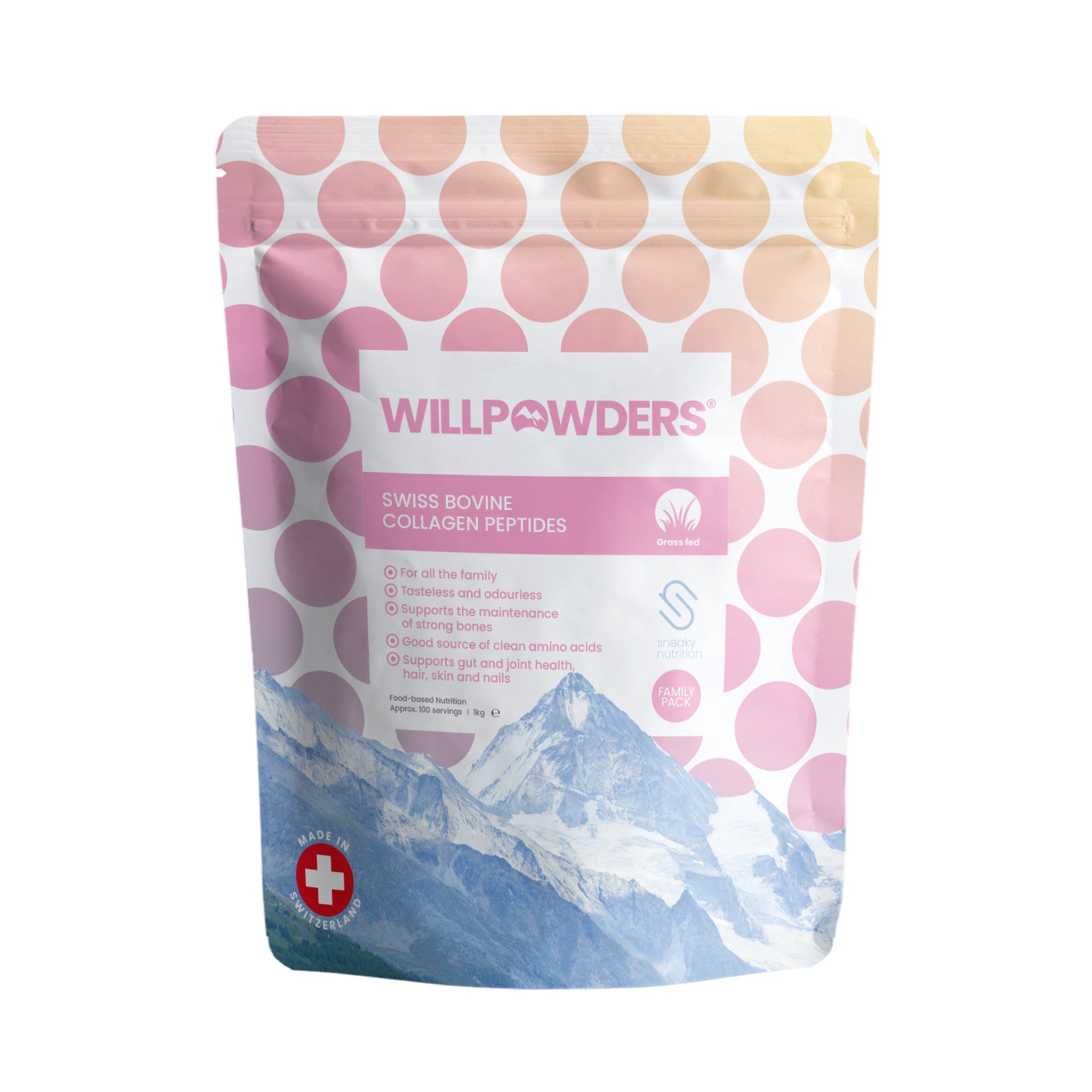 Collagen Powder Cancer Bovine Collagen Family Pack | Type 1 & 3 Collagen | WillPowders