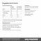 Supplement facts label for WillPowders Collagen