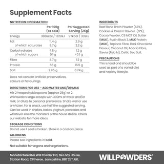 Cookies & Cream Keto Protein Powder