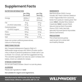 Dark Chocolate Keto Protein Powder
