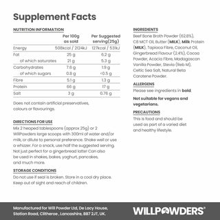 Sweet Ginger Spice Keto Protein Powder