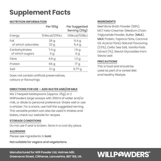 Vanilla Keto Protein Powder