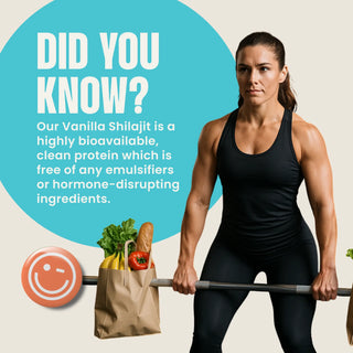 Vanilla Protein Powder with Shilajit and Monocreatine
